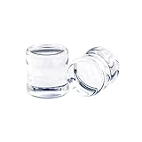 Clear Gauge Double Flared Ear Plug Acrylic Expander Gauges Earrings