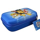 Hard Shell Zipper Pencil Case (Great for Small Toy Storage Organizer, Cosmetic Pouch etc.) (Paw Patrol)