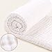 Lucear Newborn Muslin Cotton Warm Baby Bath Towel White Also for Baby Swaddle Blanket - 1pcs…