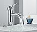 Greenspring Chrome Bathroom Faucet Sink Single Handle Lavatory Vanity Basin Mixer Tap One Hole Supply Line Long Spout Lead-Free