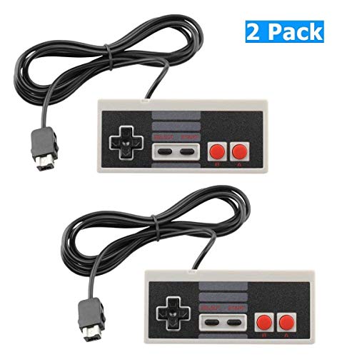 Veanic 2-Pack Classic Gaming Controller Gamepad Joypad for Nintendo Mini NES Classic Edition