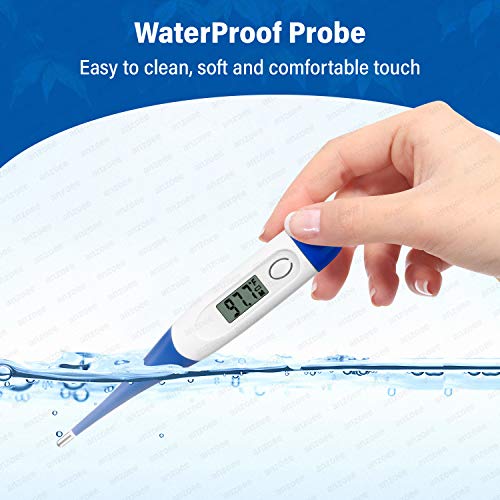 10Pack Thermometer Fahrenheit Accurate Digital Thermometer Mercury