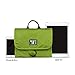 BAGSMART Hanging Travel Toiletry Bag Cosmetic Carryon Case Folding Makeup Organizer with Breathable Mesh Pockets Green
