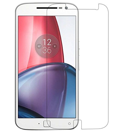 Plus Perfect Tempered Glass for Motorola Moto G4 Plus [Cutout for Proximity Sensor], 0.3mm thickness, 9H Hardness, 2.5D 