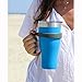 Healthy Human Grip N Sip Cruiser Tumbler Handle For The 32oz Tumbler Cruiser with Stainless Steel Straw & Clear Lid - Large (For the 32oz Size)