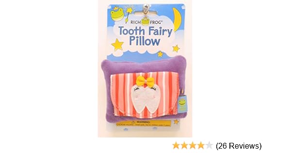 Amazon Com Rich Frog Girl Tooth Tooth Fairy Pillow And Tooth