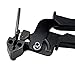 Cable Tie Tool, 65 Manganese Steel Stainless Steel Fastening Cable Tie Gun Tension Wire Fastening Automatic Tensioner Cutter Tool, Cutting Width within 12mm, Black, 8.27 x 4.72 x 0.47inch