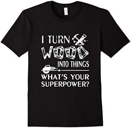Men's Woodworking tshirt 2XL Black