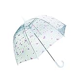 SMATI Stick Birdcage Clear Umbrella dome transparent - Automatic open