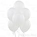 AFTERLOON® Biodegradable Balloons 24 pcs White 12 Inch, Matte Color Thickened Extra Strong Latex Helium Float, Multicolor Colorful Bulk Color ballon baloon Globos Para Decoration De Fiestas Kids