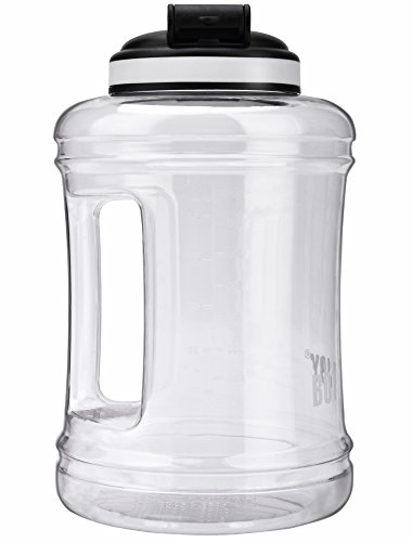 BOTTLED JOY Gym water bottle,Water bottle BPA FREE, Shaker bottle 85oz,Sports bottle 2.5L, 85 ounce water jug,drinking bottle with handle,Large water bottle FDA ,Big water jug,plastic water bottle