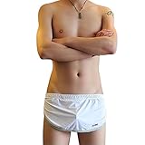 Bronze Times(TM) Mens Sexy Seamless Underwear G-String/T-Back White