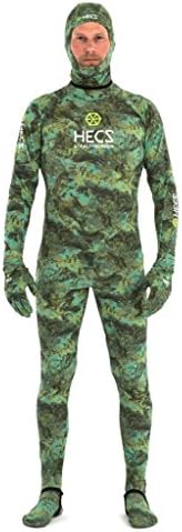 HECS Aquatic Neoprene 5mm Full Westsuit (Camo, Medium 3)