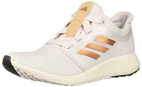 adidas Women's Edge Lux 3 Running Shoe, orchid tint/Copper Metallic/cloud White, 9.5 M US