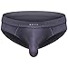 Men's Bikinis Briefs Ultimate Comfort Soft Waistband Briefs, Large, Deep Grey