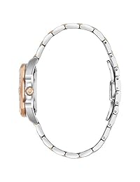 Bulova - Reloj de pulsera de diamantes y acero inoxidable con dos tonos, estrella marina, 32 mm
