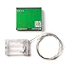 RTGS 30 LEDs Green Color String Lights Silver Wire Indoor and Outdoor 9.5 Feet Firefly Starry Fairy Lights Battery Powered for DIY, Christmas, Holidays, Party, Bedroom and Centerpieces