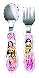 NUK Justice League Utensil Set, Wonder Woman, 2pk