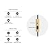 XtremeMac GGMM high Sound Quality Earphone Hands Free Call Correspondence Champagne Gold C 800-01, Clear
