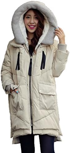 Soft Direct Women's Thickened Down Jacket (Most Wished &amp;Gift Ideas) Beige B1 L