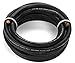 EWCS 2/0 Gauge Premium Extra Flexible Welding Cable 600 Volt - Black - 50 Feet - Made in The USA