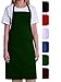 Bib Aprons-MHF Aprons-1 Piece Pack-2 Waist Pockets- New Spun Poly-commercial Restaurant Kitchen-(Green)