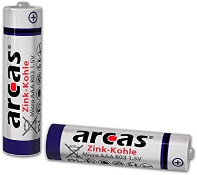 Arcas 10700806 R6 AA 1.5 V Battery - Multicolour (Pack of 8)