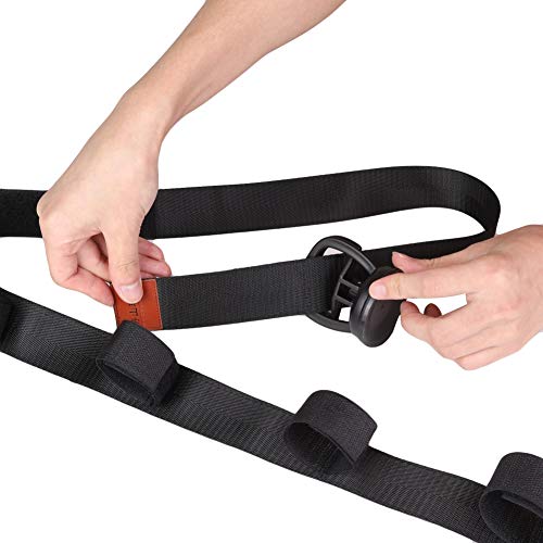 Balight Portable Fishing Rod Holder Fly Fishing Vehicle Car Rod Holder Belt Strap Fishing Pole Rack Bracket with Suction Cup Fishing Accessories Tackle Useful - Thumbnail 5
