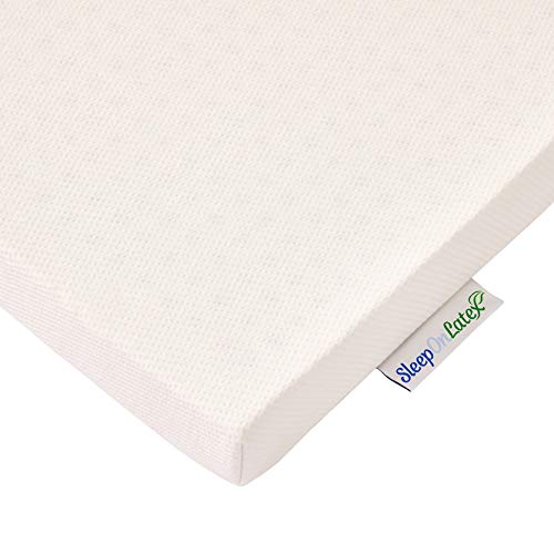 Sleep On Latex Mattress Topper Cover 2 Inch Queen (Cover Only