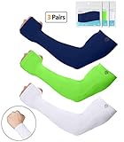 SHINYMOD Arm Sleeves，Men Women Warmer Gloves Compression UV Protective UPF 50 Sports Running Golfing Cycling Working Out Basketball Football Tatoo Arm Covers