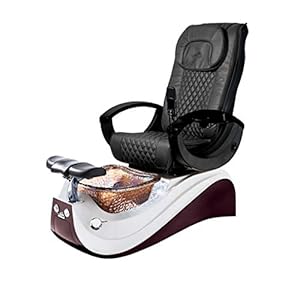 Electric Massage Pedicure Chair,Nail Chair, Pedicures Care, Pedicure Sofa Chair, Foot Washing, Foot Bathing, Foot Spa Stool Jacuzzi,Black