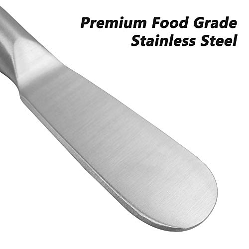 6 Pieces Cheese Spreader Set, findTop Stainless Steel Multipurpose Cheese and Butter Spreader Knives - Thumbnail 2