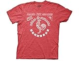 Ripple Junction Sriracha Bottle Label Adult T-Shirt 2XL Red Heather