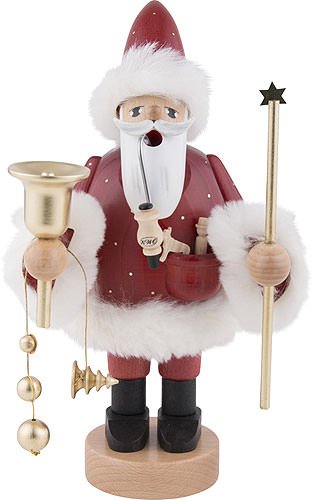 German Incense Smoker Santa Claus - 18 cm / 7 inch - Authentic German Erzgebirge Smokers - KWO