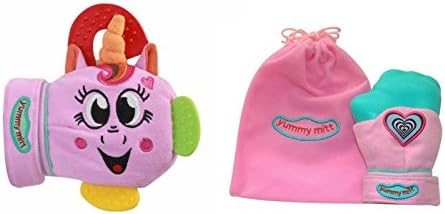 Yummy Mitt Teething Mitten-Self-Soothing Entertainment and Gives Pain Relief from Teething Plus It's an Ideal Baby…