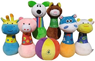 PinPals Developmental Bowling Game Set for One Year Old Boys and Girls