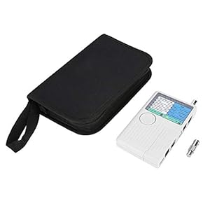 Netwerkkabeltester, 4-in-1 draagbare externe RJ11 RJ45 USB BNC LAN-netwerktester Wire Tracker, voor het testen van UTP…