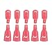 Benbilry Nail Polish Remover Clips, 10 Pcs Reusable Soak Off Gel Plastic Nail Art Soak Off Clip Caps UV Gel Polish Removal (Pink)