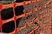 4 x 100 Orange Fence