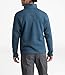 The North Face Men's Gordon Lyons Quarter Zip Pullover, Shady Blue Heather, Large