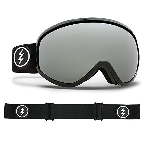 Electric Visual Masher Gloss Black/Brose Silver Chrome Snow Goggle