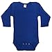The Laughing Giraffe Unisex Infant Blank Cotton Long Sleeve Baby Bodysuit Onesie