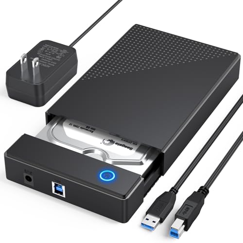 CLAVOOP 3.5 SATA Hard Drive Enclosure