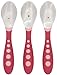 Gerber Graduates Kiddy Cutlery 3 Piece Spoon Set - Pink