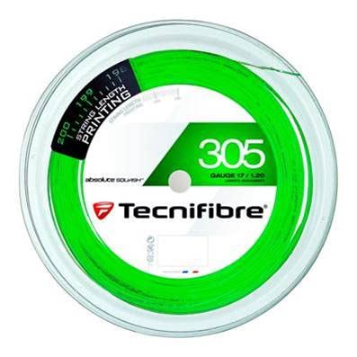 Tecnifibre Strings 305 Roller Blind 200 m 1.20 mm Plain Green