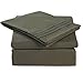 Egyptian Home Collection 100% Soft Egyptian Cotton 600-Thread-Count Pillow Case Set of 2-Piece (Queen 20 x 30) Hunter Green Color, Stripe Style