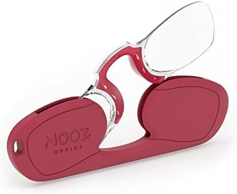 Nooz - Armless Reading Glasses - Burgundy +2,5 Rectangular - Wherever you go