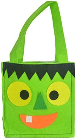 Candy Handbag, USCOOL Halloween Bat Bag Devil Bag Kids Candy Handbag Bucket Children (Green)