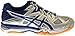 ASICS Women's Gel Tactic Volleyball Shoe, Silver/Royal/White, 7.5 M US