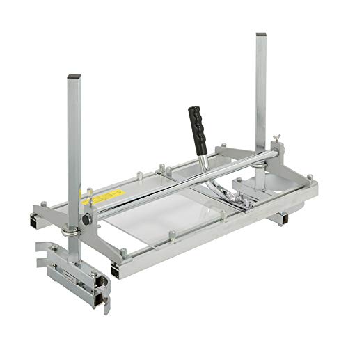ZELCAN Chainsaw Mill 24 Zoll Kettensägenmühle Kettensäge Mühle 14"-24"/35,6cm-61cm Kettensägenhalterung Kettensägen-Sägewerk-Schnittholz Stirbt Beplankung Fräsen Aluminium Stahl Mig – Bild 8
